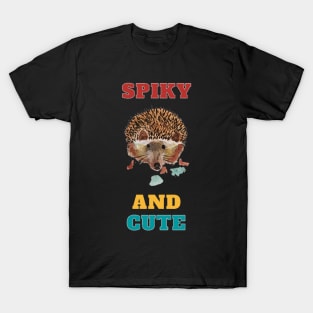 Spiky And Cute Hedgehog T-Shirt